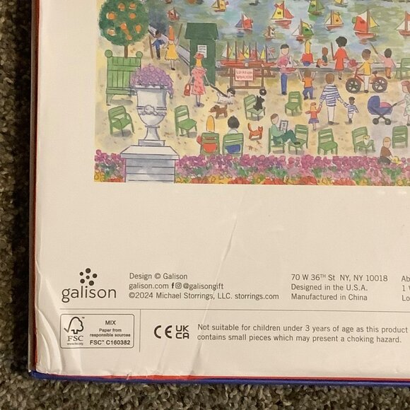 Michael Storrings Springtime In Paris 1000 Piece Puzzle By Galison NEW 27"x20" - Picture 5 of 8